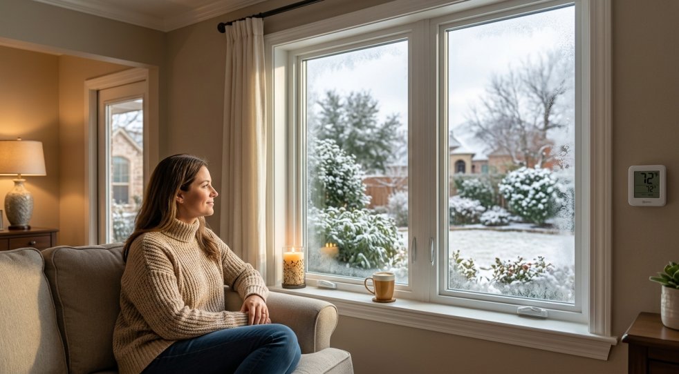 Vinyl Window Replacement in DFW: How New Vinyl Windows Improve Winter Comfort